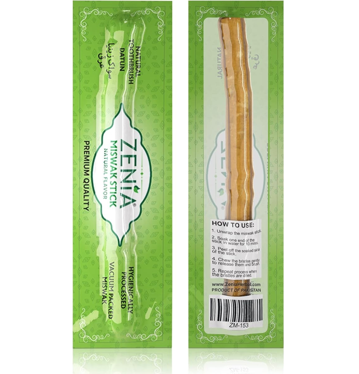 Zenia Natural Miswak Toothbrush