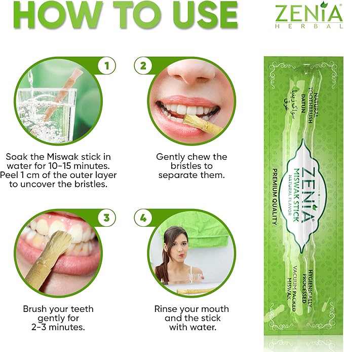 Zenia Natural Miswak Toothbrush